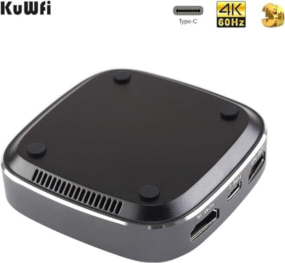 KuWFi Video Game Capture Card Switch 4K 1080P 60FPS HDMI to USB C Capture Card for All HDMI Devices Such as Streaming Work with OBS/Camera/PS4/PC