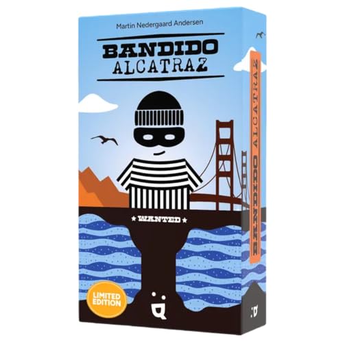 Bandido Alcatraz Card Game (10th Anniversary Edition) | Cooperative Escape Game for Families & Friends, Portable Travel-Friendly Strategy Game, Ages 6+, 1-4 Players, 15 Min Playtime