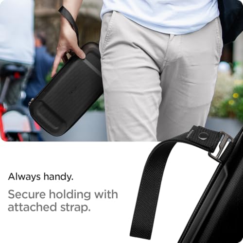 Spigen Rugged Armor Pro Hard Shell Carrying Case | ROG Xbox Ally X, Nintendo Switch 2, MSI Claw 7 AI+, ASUS ROG Ally, Accessory Pockets, Charger Storage - Black - color: Black