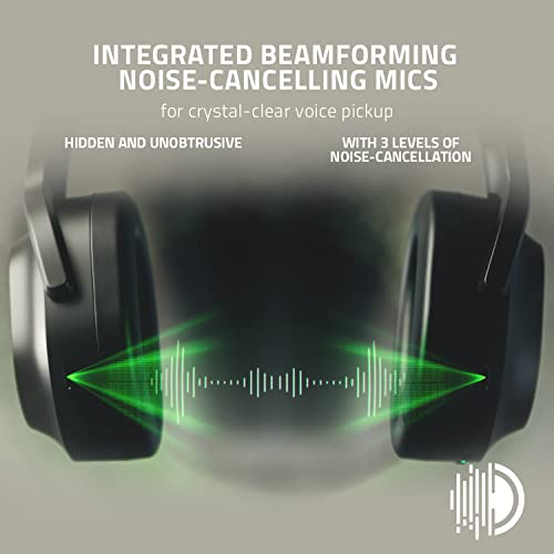 Razer Barracuda Wireless Gaming & Mobile Headset, 2.4GHz + Bluetooth, Black | Integrated Noise-Cancelling Mic, 50mm Drivers, 40 Hr Battery, for PC, PlayStation, Switch 2, Android, iOS - color: Classic Black, size: Standard, style: Barracuda