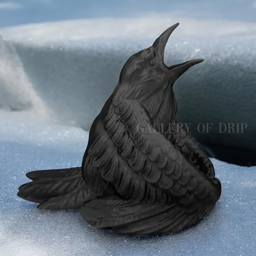 Enchanting Raven Dice Tower for RPG Enthusiasts, Perfect Dungeons and Dragons Accessory, Ideal DND, Crow, Bird, D&D Dice Rolls & Gifts, Warhammer, Fantasy Gaming Charm, Custom Tabletop Cyberpunk