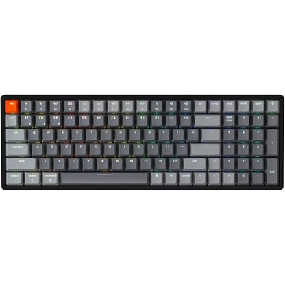 Keychron K4 RGB Hot Swappable Mechanical Keyboard, 96% Layout Bluetooth Wireless/USB Wired Computer Keyboard with Super Brown Switch Aluminum Frame for Mac Windows-Version 2 - color: Keychron Super Brown Switch, size: Version 2