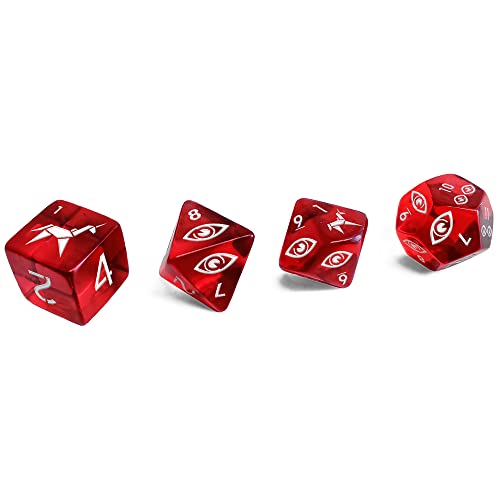 Free League Blade Runner RPG Dice Set of 4, Roleplaying Game Accessory - style: Dice Set