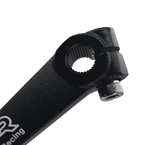 CNC Aluminum Motorcycle Gear Shifter Lever, Foldable Pedal Shifter Fit for 50cc 110cc 250cc CRF50 XR50 XR CRF Dirt Pit Monkey Bike Motorcycle ATV Quad Black Black - color: Black