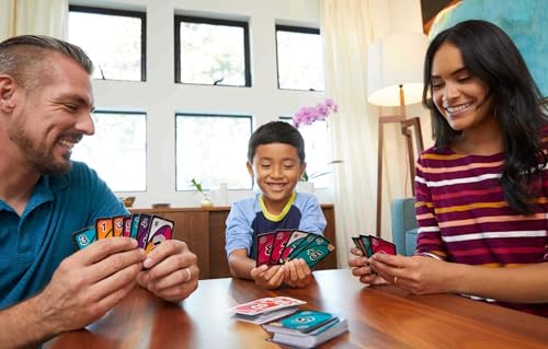 Mattel Games UNO FLIP! Card Game in Storage & Travel Tin, Color Blind Accessible Deck for Kids, Adults & Family Nights & Parties (Amazon Exclusive) - style: UNO Flip!