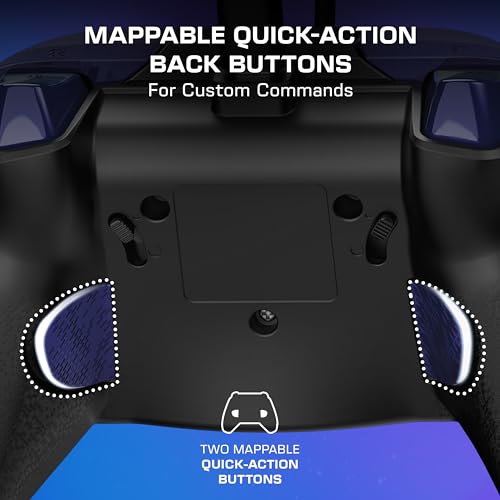 Turtle Beach Rematch Advanced Wired Gaming Controller for Xbox & PC | Xbox Series X|S, Xbox One, PC, 2 Remappable Buttons, Hall-Effect Triggers, Audio Controls, Image Shifting Design, Dark Cosmos - color: Dark Cosmos Reveal