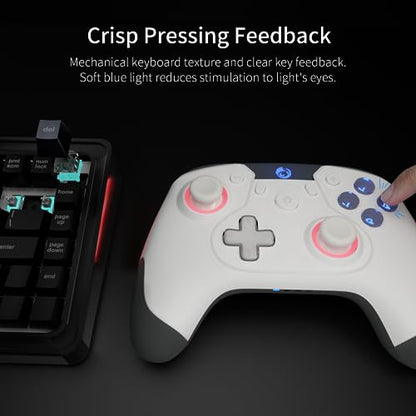 Iesooy Switch Controller, Wireless Switch Pro Controllers for Switch/Switch Lite/Switch OLED/Steam deck, Switch Remote Gamepad with 7-LED Colors/Wake-up/ Light6-Axis Gyro/Dual Motor/Turbo…