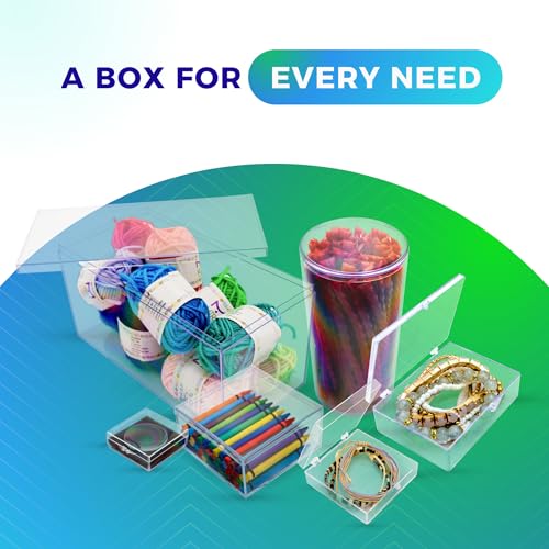 10-Pack Clear Acrylic Card Storage Boxes with Lids – Holds 52 Playing Cards or 50 Standard Trading Cards Each, Stackable Organizer for Sports & TCG Cards (Unsleeved) - size: 3 1/2" L x 2 1/2" W x 1" H, style: 10.0