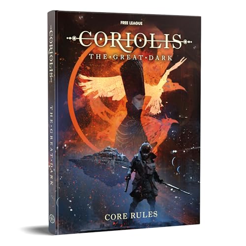 Free League Coriolis: The Great Dark Core Rulebook – Sci-Fi Roleplaying Game with Cosmic Exploration - style: Core Rulebook