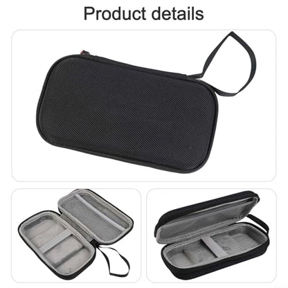 Hard Carrying Case for Anbernic RG476h, EVA Travel Storage Bag with Zipper Closure for Retro Handheld Game Console and Accessories, Compact Protective Shell, Black