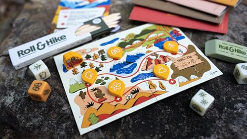 Keymaster Games - Parks Roll & Hike - Strategic Dice Game for 1-4 Players - Explore US National Parks - Fun, Fast & Travel-Friendly for Family Game Night, Camping, & Adventure Lovers | Ages 10+