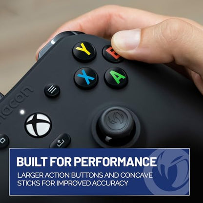 NACON Evol-X Pro Wired Controller Officially Licensed for Xbox Series X|S, Xbox One, and PC - Mappable Back Buttons -Dual Vibration Motors -3.5mm Audio Jack - Soft-Touch Black