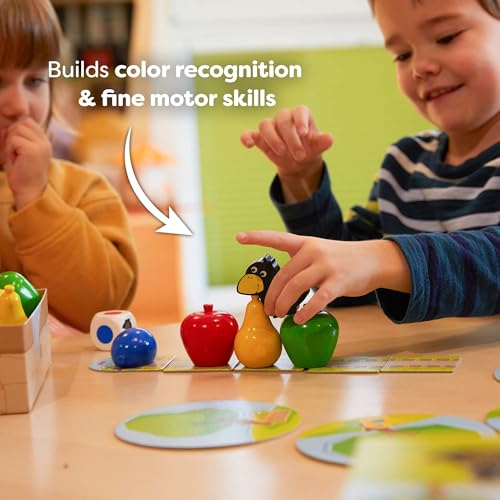 HABA My Very First Games - First Orchard Toddler Game - My First Orchard Game, Cooperative Toddler Board Games for 2 Year Olds - Made in Germany | This cooperative learning game is perfect for preschool, family game night, toddler activities, and educatio