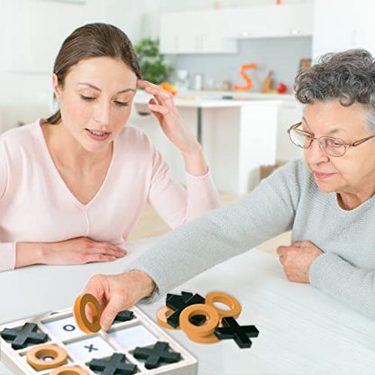 Keeping Busy Tic Tac Toe Dementia Activities for Seniors | Alzheimer Products for Elderly Patients | Fun Memory Game Toy & Cognitive Brain Puzzle for Senior Citizens w/Memory Loss or Alzheimers