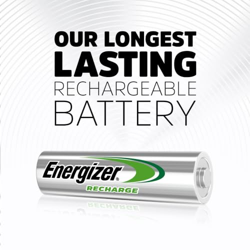 Energizer Power Plus Rechargeable AA Batteries (8 Pack), Double A Batteries - size: Standard, style: AA
