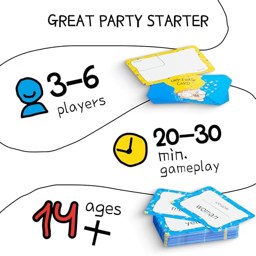 Subtext Showdown: Word Association Board Games for Adults, Teens & Family (3-6 Players) — Fun Games for Adults and Teens Groups — Funny Card Games for Family Game Night or Birthday Party