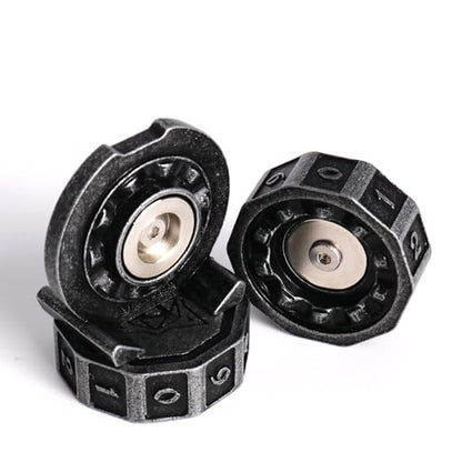LifeLink V2 Life Counter Wheel for MTG Magic - Heavy Metal - Artifact Shard Style by Die Hard Dice - color: Gray