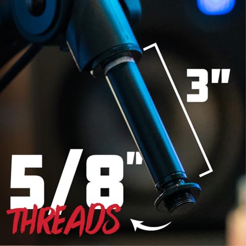 Gator Frameworks Extension Adapter for Braodcast Boom Arms, Pairs with all Gator Boom Arms (GFWMICBCBMEXT) - style: Microphone Extension Rod