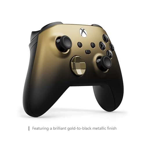 Xbox Special Edition Wireless Gaming Controller – Gold Shadow – Xbox Series X|S, Xbox One, Windows PC, Android, and iOS