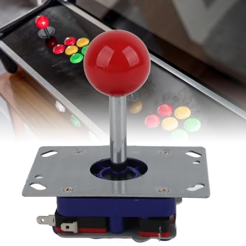 1pcs Arcade Joystick, Adjustable Competition Style Long Handle Joystick Classic 2/4/8 Way Game Joystick Ball for Arcade Gaming Cabinet Button Kit