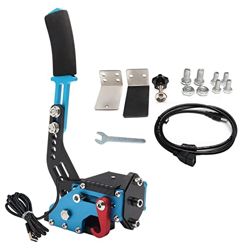 Htostar Racing PC Racing Game USB Handbrake,64 Bit USB Handbrake Compatible with G25 G27 G29 G920 T500 T300