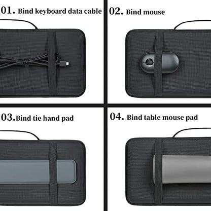 co2CREA Hard Case for Razer Cynosa Chroma/Cynosa V2/Ornata V2 | Blackwidow V3 Pro/Blackwidow V3 /Huntsman Elite/Huntsman V2 Analog Gaming Keyboard Compatibility, Travel Case Replacement - size: for Full Size Keyboard