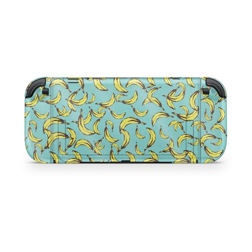 Glossy Glitter Gaming Skin Compatible with Nintendo Switch 2 Console Only - Bananas - Premium 3M Vinyl Protective Wrap Decal Cover - Easy to Apply | Crafted in The USA by MightySkins - color: Bananas, size: Switch 2 Console Skin Only, style: Glossy Glitte