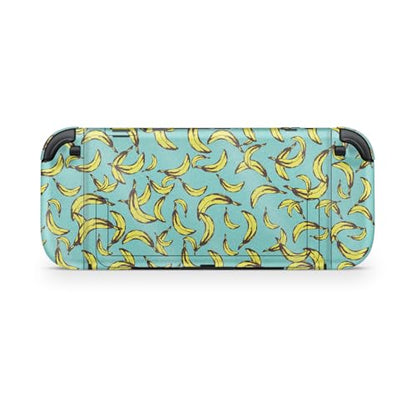 Glossy Glitter Gaming Skin Compatible with Nintendo Switch 2 Console Only - Bananas - Premium 3M Vinyl Protective Wrap Decal Cover - Easy to Apply | Crafted in The USA by MightySkins - color: Bananas, size: Switch 2 Console Skin Only, style: Glossy Glitte