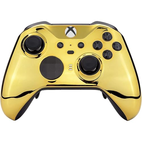 Custom Controllerzz Elite Series 2 Controller Compatible With Xbox One, Xbox Series S and Xbox Series X (Gold Chrome) - color: Gold Chrome