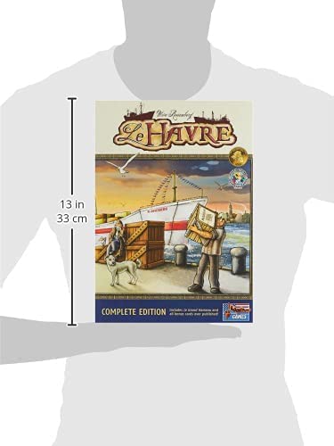 Le Havre Board Game | European City Building Strategy Game | Resource Management for Adults and Kids | Ages 12+ | 1-5 Players | Average Playtime 30-150 Minutes | Made by Lookout Games