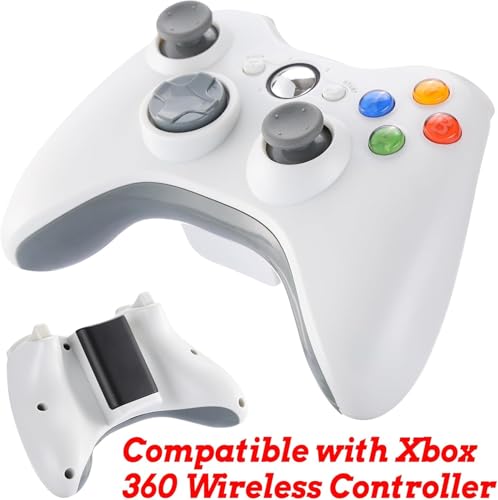 Battery Pack Cover for Xboxes 360, 4 Pack Replacement Battery Pack Cover for Microsoft Xboxes 360 Wireless Controller - Black