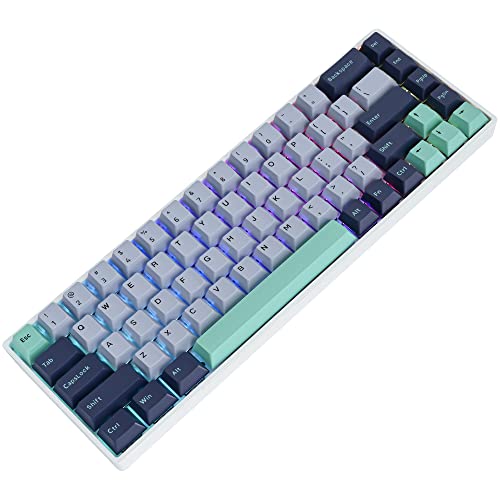 171 Keys PBT Custom Gaming Keycaps Double Shot Cherry Profile for ANSI US Layout 60% 65% 75% Mechanical Keyboard(Hammerhead Shark) - color: Hammerhead shark