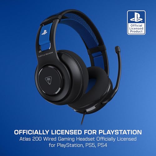 Bundle of Turtle Beach Atlas 200 Wired Gaming Headset Officially Licensed for PS5 & PS4 - Black + Victrix Pro BFG Reloaded Wireless Gaming Controller Officially Licensed for PS5, PS4, PC - color: Black Bundle