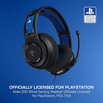 Bundle of Turtle Beach Atlas 200 Wired Gaming Headset Officially Licensed for PS5 & PS4 - Black + Victrix Pro BFG Reloaded Wireless Gaming Controller Officially Licensed for PS5, PS4, PC - color: Black Bundle