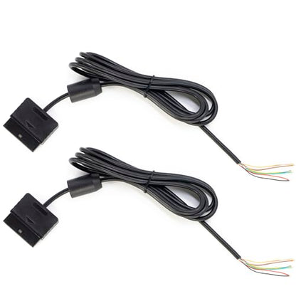 2pcs for ps1 ps2 Controller Repair Cable 8 pins Output Cord Wires for Replacement About 1.8M / 6FT