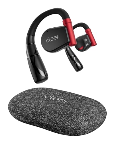 Cleer ARC II Sport Open Ear Headphones, True Wireless Ear Buds with Dual Mic, Sweat Resistant, Multi-Point Connect, 35 Hrs Playtime, Secure Fit, Bluetooth 5.3 Earbuds with Ear Hooks, Preset EQ, Black - color: Black