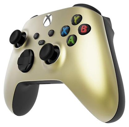 Custom Controllerzz Wireless Controller for Microsoft Xbox Series X/S & Xbox One - Soft Touch Feel - Custom Xbox Series X/S Controller (X/S Matte Gold) - color: X/S Matte Gold
