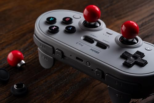 8BitDo Pro 3 Bluetooth Controller for Switch/Switch 2 – TMR Joysticks, Swappable ABXY Buttons, Pro Back Buttons, Charging Dock, Hall Effect Triggers, for Windows, Apple, SteamOS, Android - G Classic - color: G Classic