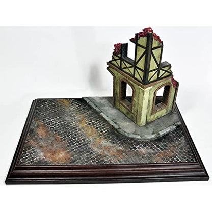 Fancyes Tongina 1/35 Scale Building Scenery Kit Ruins House for Dioramas Table