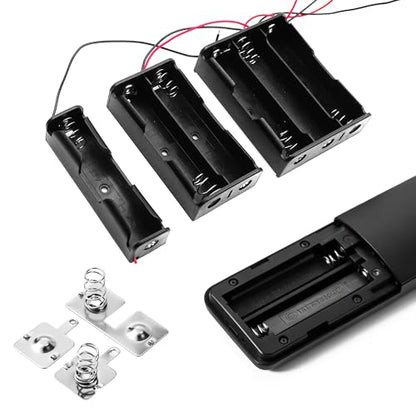 15Pairs Battery Springs, AA Battery Contacts Plate, 12x11 & 12x28mm | Nickel-plated Negative to Positive Conversion, For Battery Charger Remote Control