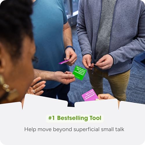 We! Connect Cards - Conversation Cards to Build Trust & Connection - Ideal Office Games, Ice Breakers & Educational Team Building Games - Featured by TEDx (60 Color-Coded Pieces) - color: We! Connect Cards