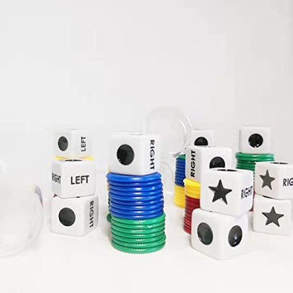 Left Right Center dice Game Set Bundle (4 Pack) - color: 4 Pack