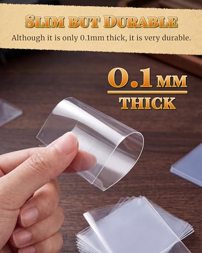 1000 Counts Inner Card Sleeve 2.5" x 3.5", for Double-Sleeving, Trading Card Sleeve Compatible with MTG, TCG, Gaming Cards