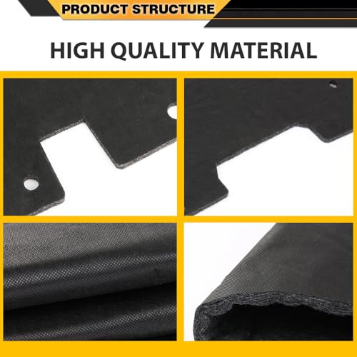 CNNELL Hood Insulation Pad Compatible with Chevy S10 GMC Sanoma 1994-2004, Compatible with Chevy Blazer GMC Jimmy 1995-2005 - style: 1994-2004 Chevy/GMC