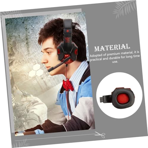 Wired Over-Ear Gaming Headset with Mic Noise Cancelling for Game Console and Travel Use