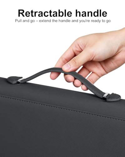 GEAoffice 9 Pocket Trading Card Binder, Holds 576 Cards, Premium PU Zip Card Binder with Handle, Side-Loading Pockets, Fits TCG, MTG, Sports Cards & Sleeved Cards (Black) - color: Black