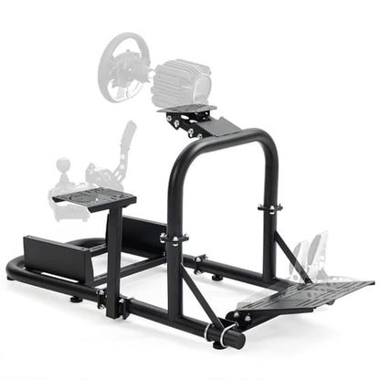 Marada Racing Simulator Cockpit Fit for Logitech G27 G29 G920 G923, for Fanatec, for Thrustmaster T300RS T500R, Upright Stable Sim Racing Cockpit, without Wheel Pedal Shifter Seat