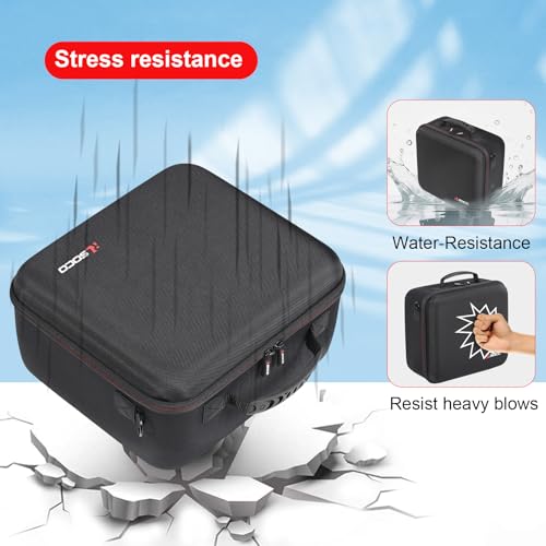 RLSOCO Carrying Case for Nintendo Switch 2 - Hard Travel Case for Switch 2 Console,TV Dock,Switch 2 Pro Controller,Joy-Con 2 Charging Grip,AC Charger,Joy-Con 2 Wheel,Camera,Game Cards and More - color: Large Case Black