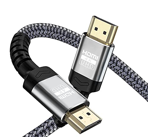 Soonsoonic 4K HDMI Cable 6Ft | 18Gbps Ultra High Speed HDMI 2.0 Cable & 4K@60Hz HDR ARC HDCP2.2 18Gbps Ethernet-Braided HDMI Cord | for UHD TV Monitor Laptop Xbox PS4/PS5 ect (1.8m) - size: 6FT