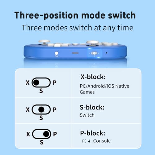 ShanWan Wireless Bluetooth Controller is Compatible With the Switch/Switch 2, Steam Deck, PC, Android, iPhone, iPad, and macOS. It Features Customizable Buttons and Macros, Motion Controls, linear Motor Vibration, Joysticks, Triggers, and a D-pad